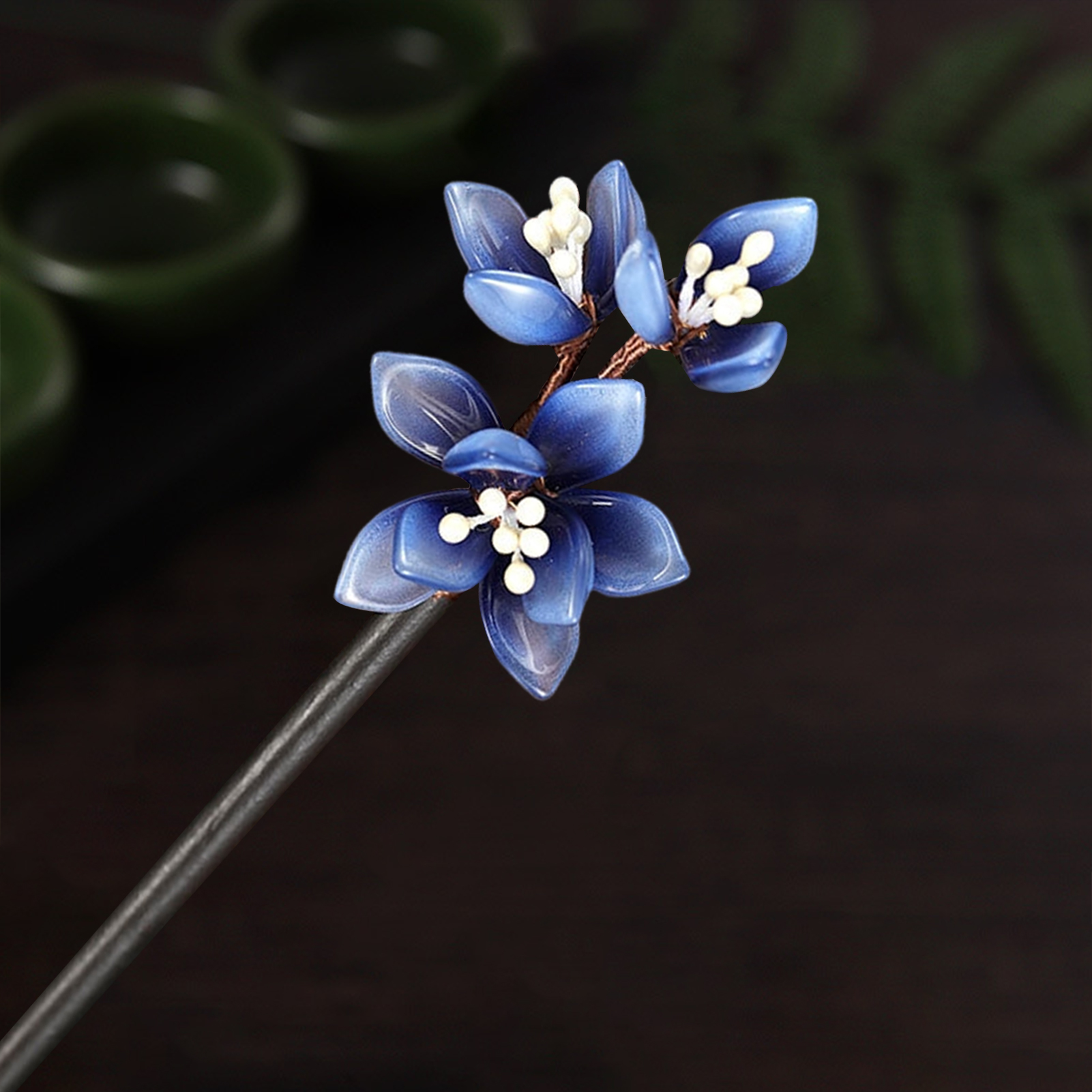 Hanbok Hair Pin - Vintage Hair Stick Beads Hairpin Chinese