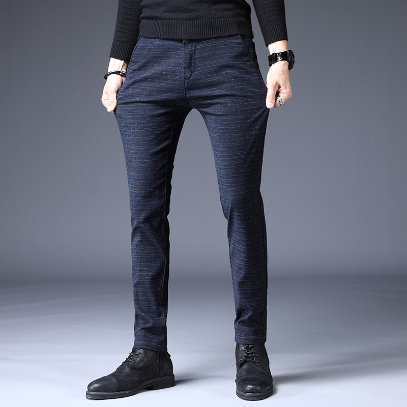 Spring Elastic Men's Casual Pa - Korean Pants Lifestyle incelemesi ve fiyatı