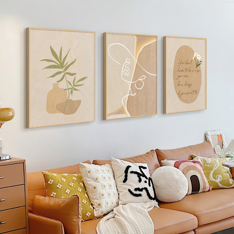 Wooden Cream Style Abstract Li - Korean Lifestyle Aesthetic incelemesi ve fiyatı