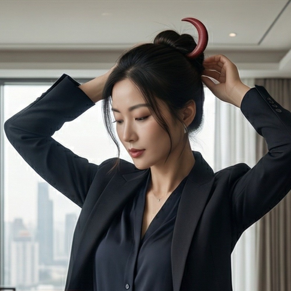 Fashion Elegant Crescent Hair  - Hanbok Hair Pin incelemesi ve fiyatı