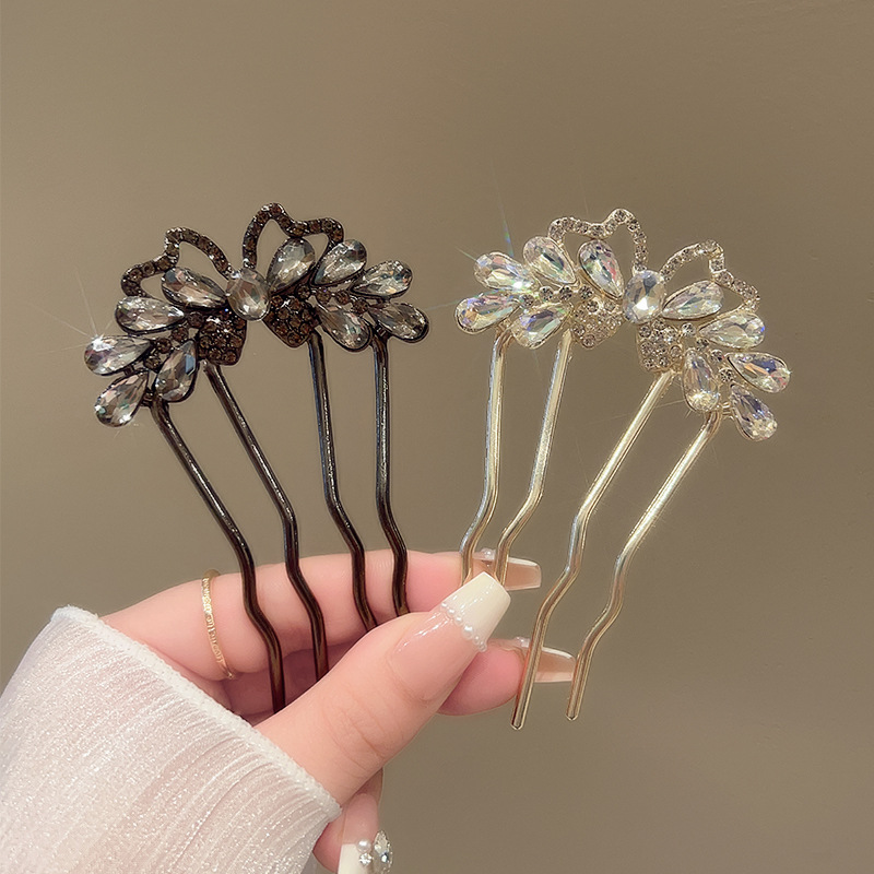 Fashion Rhinestones U-Shaped H - Hanbok Hair Pin incelemesi ve fiyatı