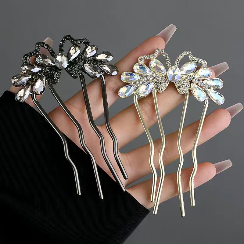 Fashion Rhinestones U-Shaped H - Hanbok Hair Pin incelemesi ve fiyatı