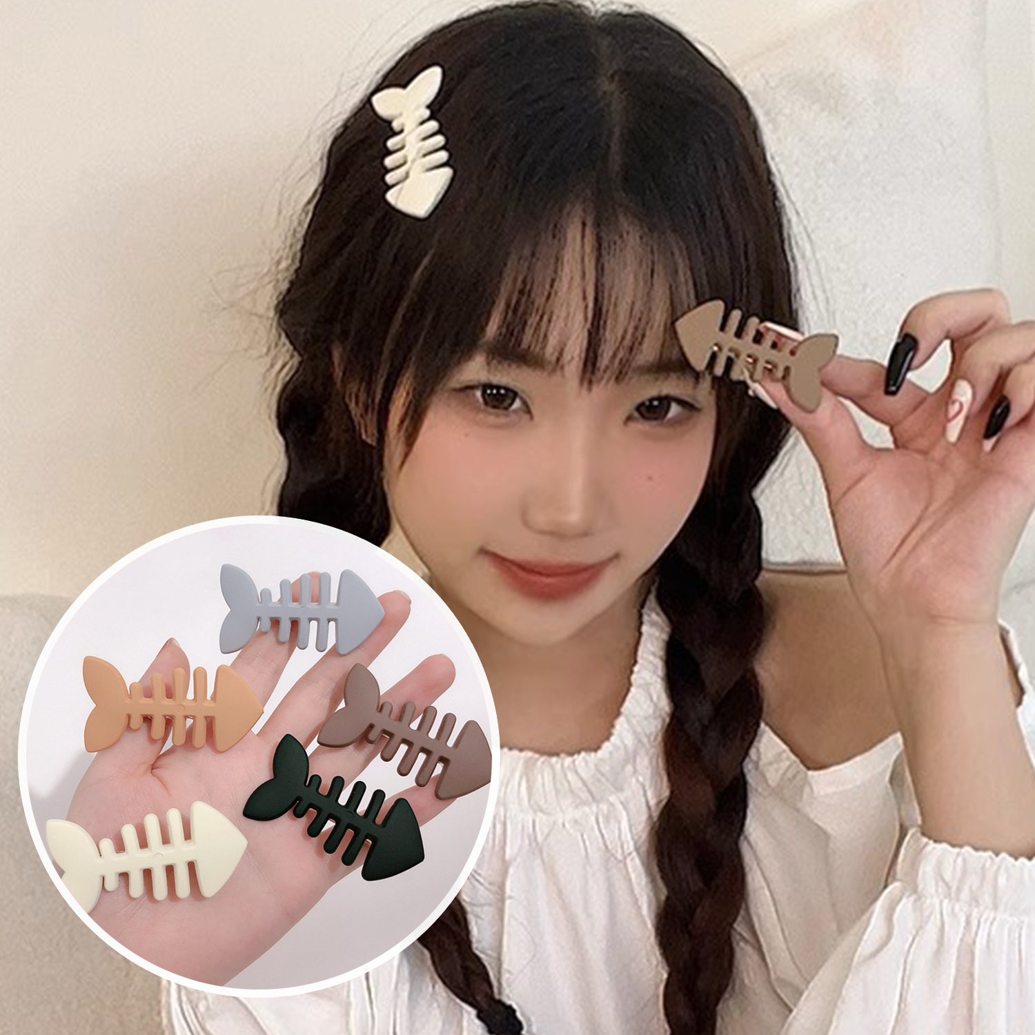 New Simple Fish Bone Hair Clip - Hanbok Hair Pin incelemesi ve fiyatı