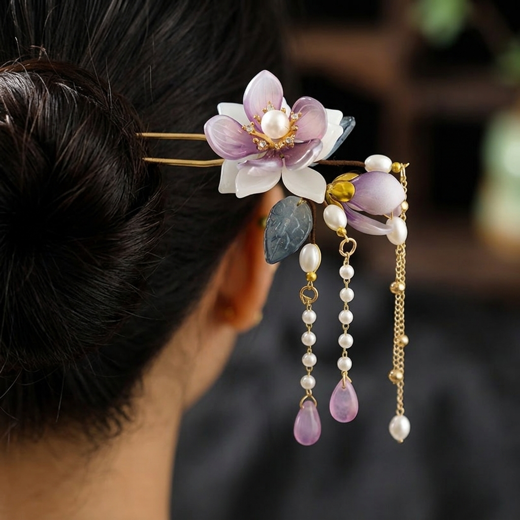 Alloy U Shaped Hair Pin With O - Hanbok Hair Pin incelemesi ve fiyatı