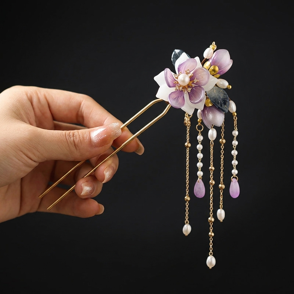 Alloy U Shaped Hair Pin With O - Hanbok Hair Pin incelemesi ve fiyatı