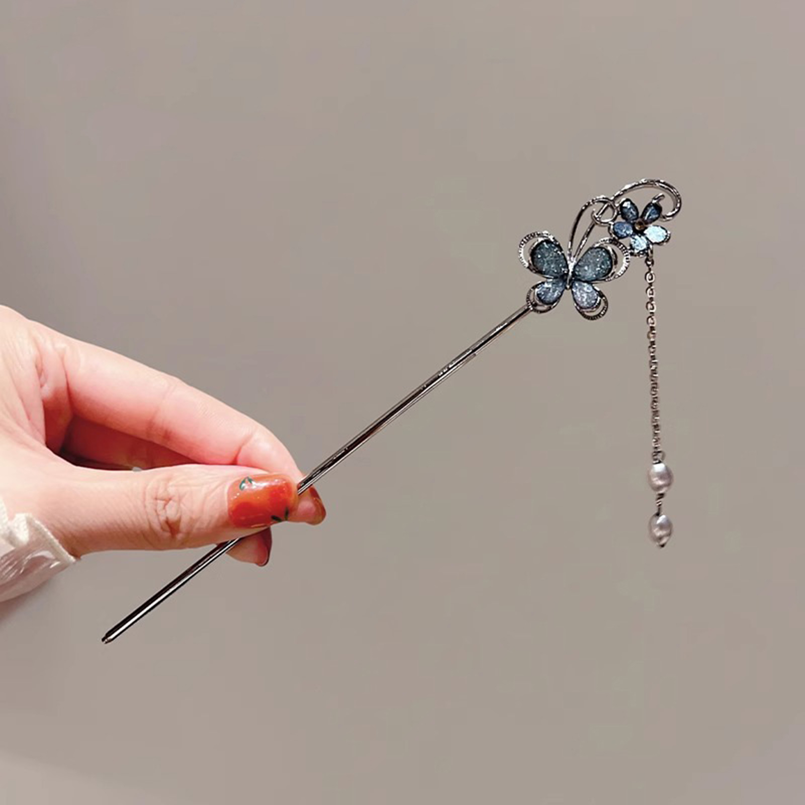 Butterfly Tassel Hairpin Hair  - Hanbok Hair Pin incelemesi ve fiyatı