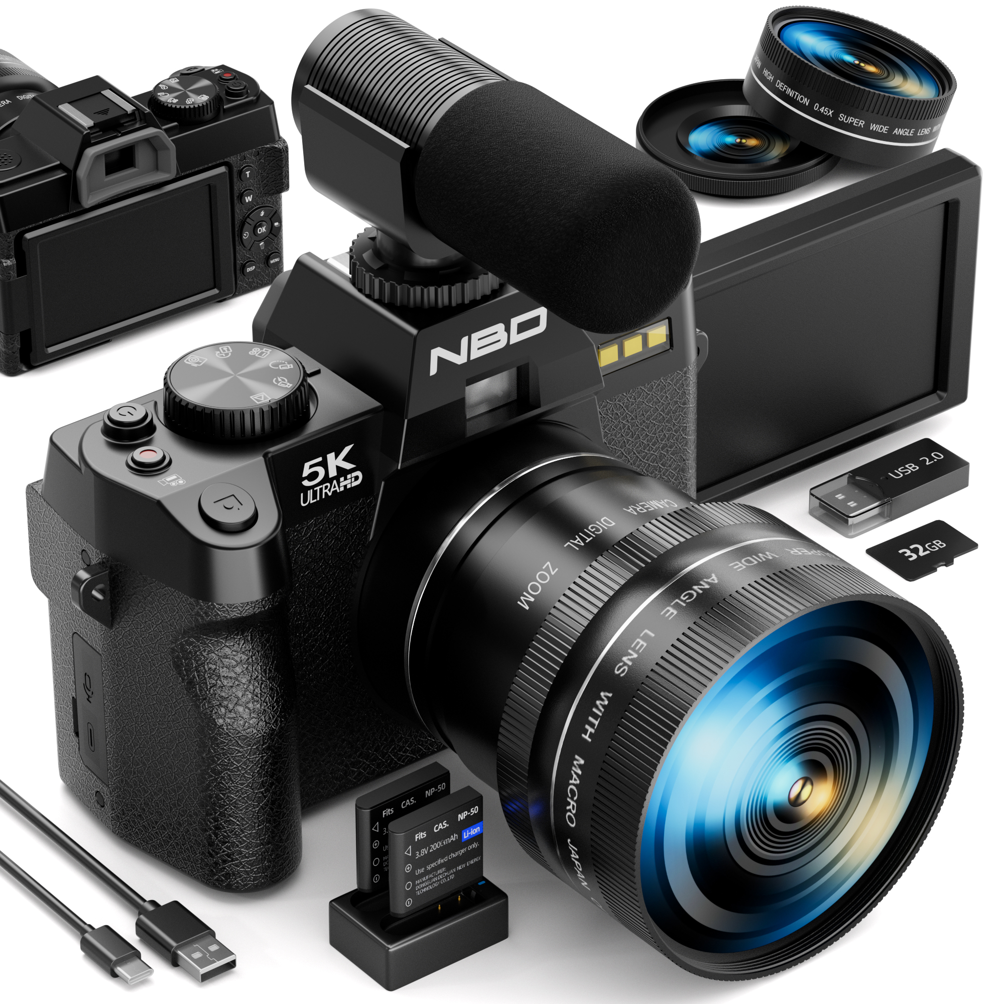NBD 5K 48MP Digital Cameras fo - Korean Lifestyle App incelemesi ve fiyatı