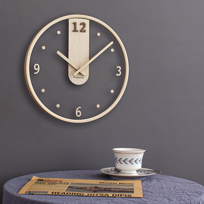 Design European Clock Wall Aes - Korean Lifestyle Aesthetic incelemesi ve fiyatı