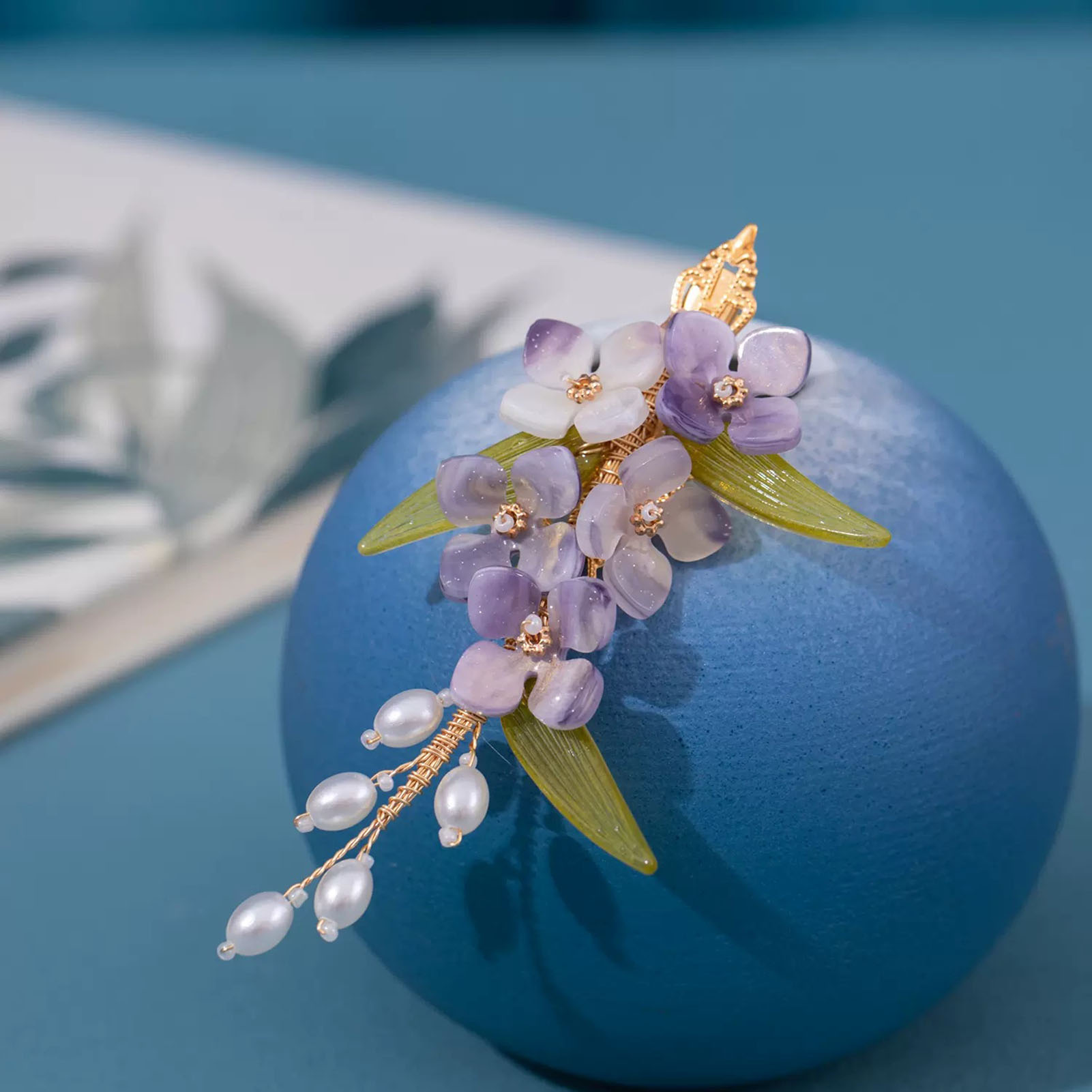 Flower Hair Clips Tiaras For W - Hanbok Hair Pin incelemesi ve fiyatı