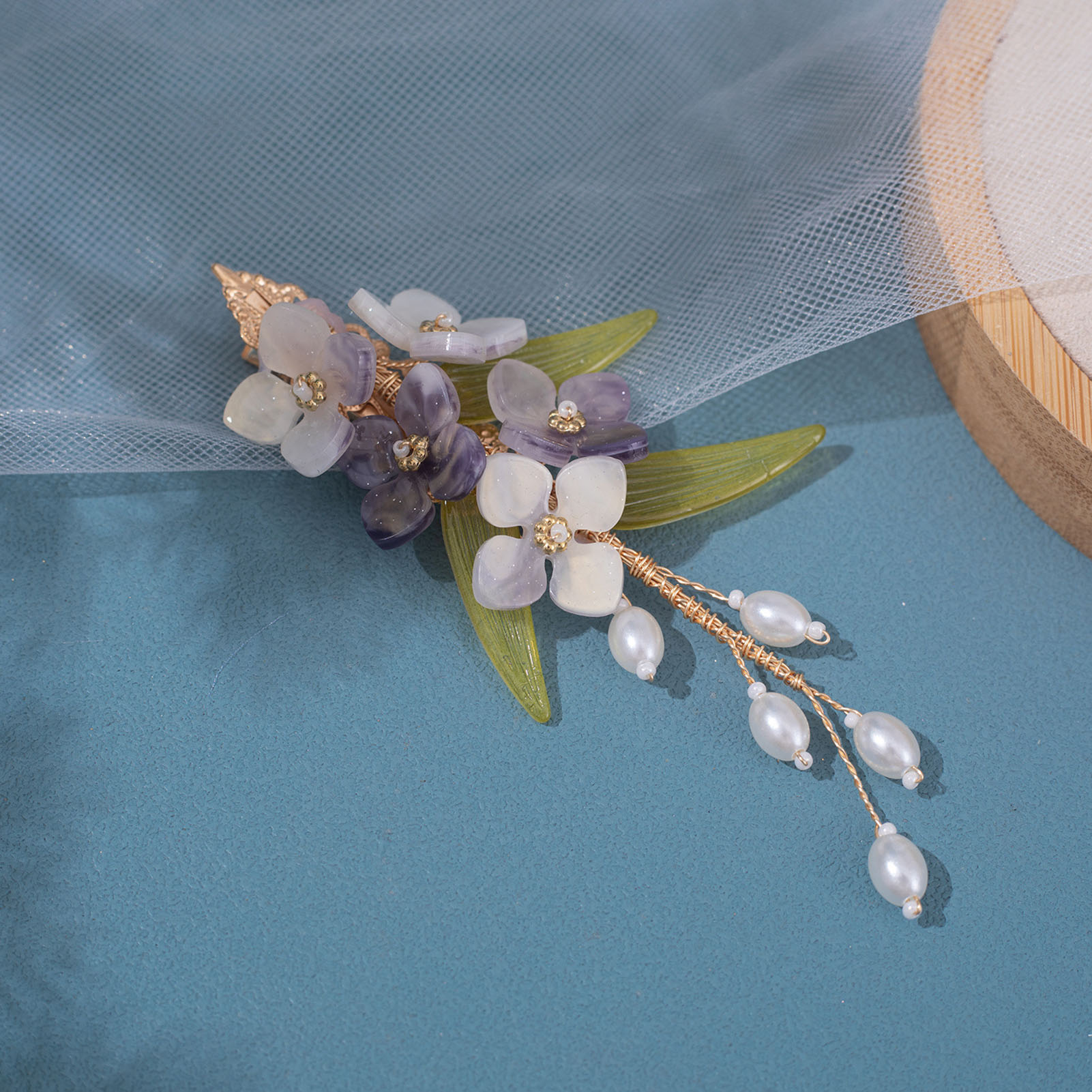 Flower Hair Clips Tiaras For W - Hanbok Hair Pin incelemesi ve fiyatı