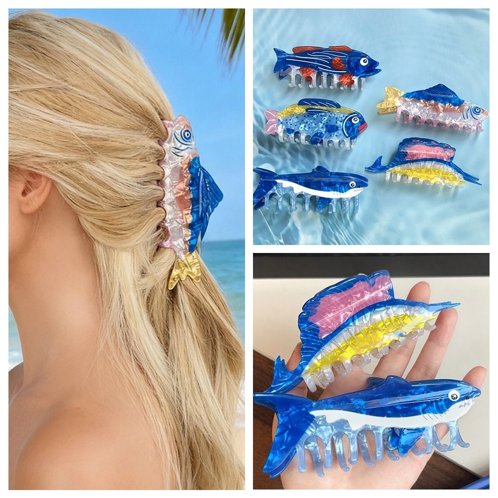 Hairpin Ocean Animal Hair Claw - Korean Girls Lifestyle incelemesi ve fiyatı