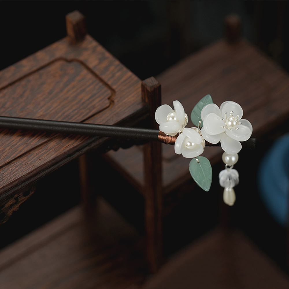 Retro Flower Hairpin With Pear - Hanbok Hair Pin incelemesi ve fiyatı