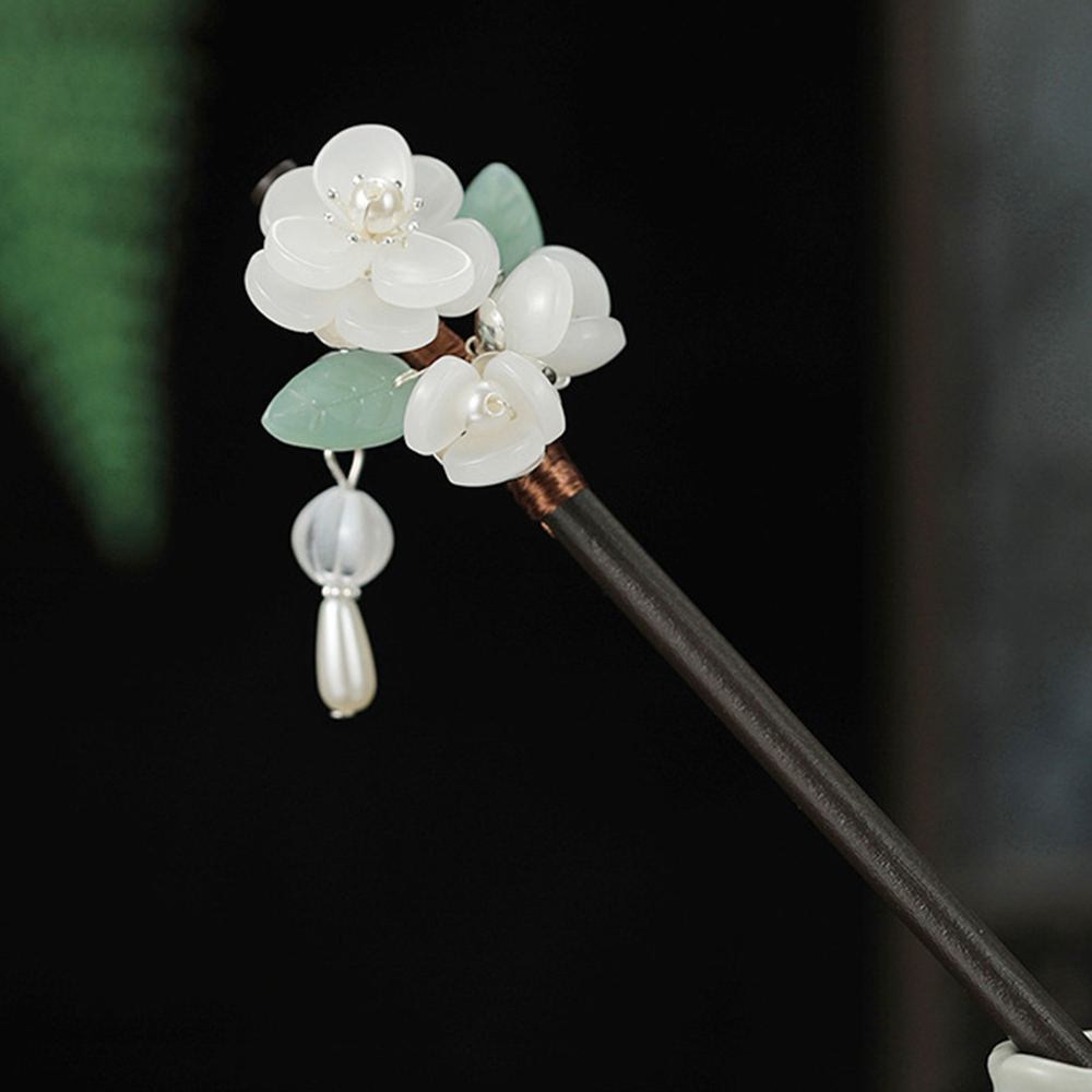 Retro Flower Hairpin With Pear - Hanbok Hair Pin incelemesi ve fiyatı